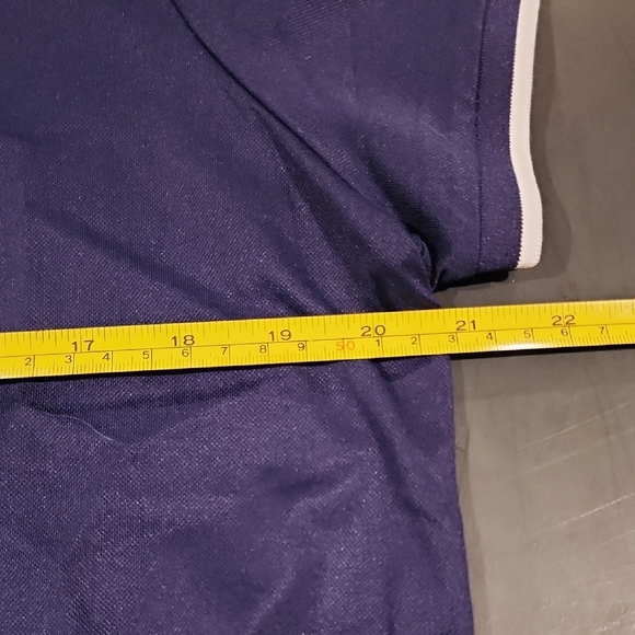 RLX Ralph Lauren Navy Polo with White Trim - Picture 8 of 13